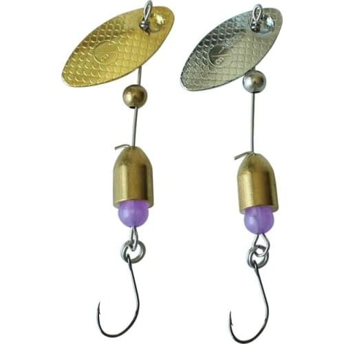New Swivel Spinner Spoon Lure 3pcs 3g/5g Fishing-Spoon Lure Metal Bait Trout Lure Artificial Pesca Fishing Tackle