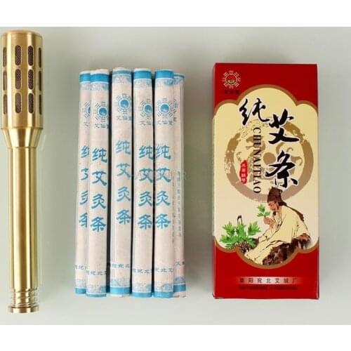 Moxibustion stick pure copper moxibustion box portable moxibustion device family dehumidification