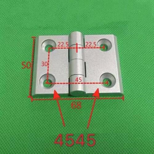 4545 Metal Hinge Zinc Alloy Hinge Door Hinge Connector For Aluminum Extrusion Profile Black Or Sliver Color