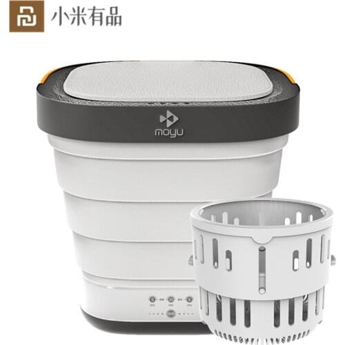 Youpin Moyu Portable Mini Electric Washing Machine with Spin Dryer Clean Underwear Baby Clothes Suitable for Home Travel School