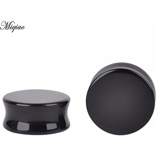 Miqiao 1 piece Hot Selling Ear Spread Natural Stone Ear Pin Earrings 6-16mm Piercing Jewelry ear plug