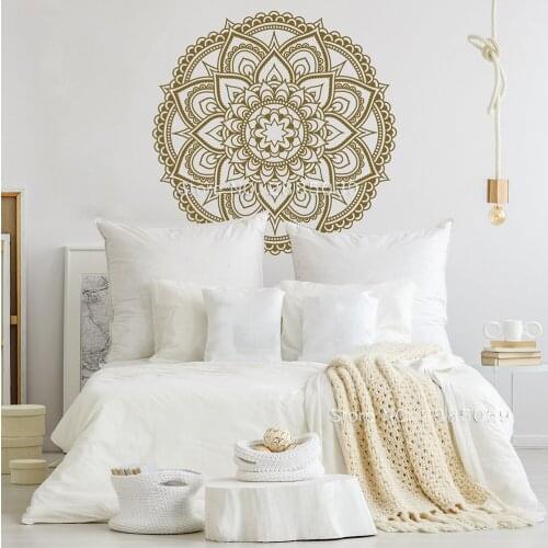 Sphere Design Mandala Wall Decals Vinyl Boho Bohemian Bedroom Wall Stickers Art Home Decorations Meditation Yoga Sticker LC1779