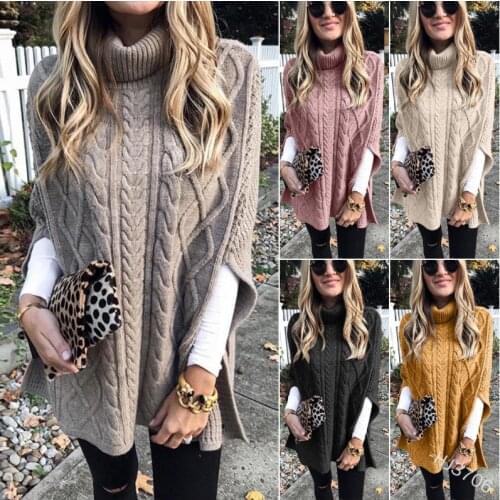 Sweater Women Knitted Pullover Knitwear Autumn High Street Fashion Solid Casual Sleeveless Scarf Collar Female Sueter De Mujer