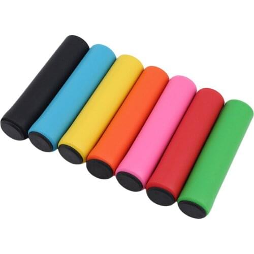 2PCS Bicycle Handlebar Grips Cover Soft Foam Outdoor Mountain Bike Gripcase Anti Slip Handle Bar Protection Bicycle Accessories