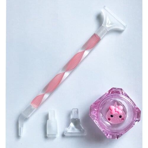 Diamond Painting Point Drill Pen Elbow Tip Drills Pen with Cover Minder Trash Holder for 5D Painting with Diamonds Accessories