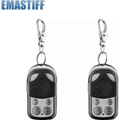 Free shipping 433MHz Wireless Keyfobs Keychain Metallic Metal Remote Control for Home Security Alarm System
