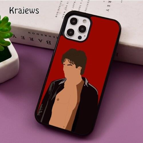 Damon Salvatore TVD phone Case For iPhone 5 SE 2020 6S 7 8 Plus 12 mini 11 Pro X XR XS Max Samsung S8 S9 S10 coque Cover
