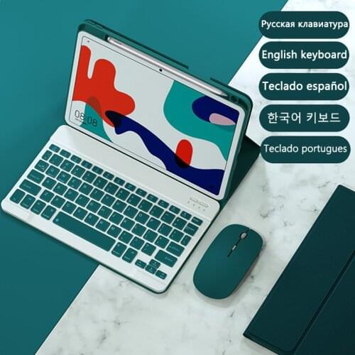Cover for Huawei Matepad 10 4 Honor V6 Keyboard Case for Huawei Matepad T10 T10S Slim Wireless Keyboard Leather Cover Funda