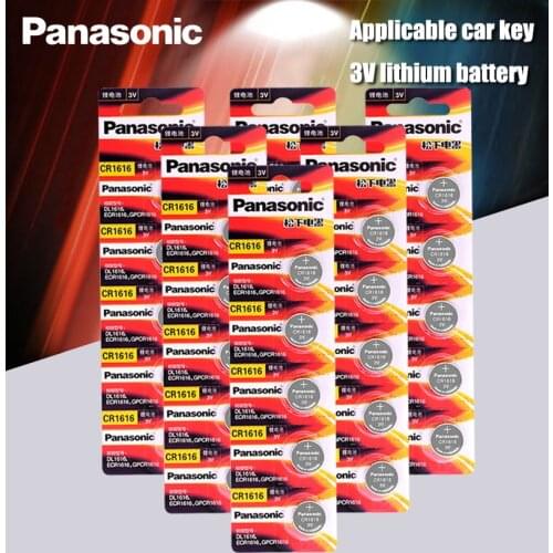 CR1616 30PCS Button Cell Coin Batteries Panasonic 100% Original cr 1616 3V Lithium Battery DL1616 ECR1616 LM1616