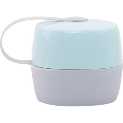 Hot Newborn Cute Baby Pacifier Holder Portable Baby Infant Kids Pacifier Nipple Cradle Case Holder Travel Storage Box 3 Colors