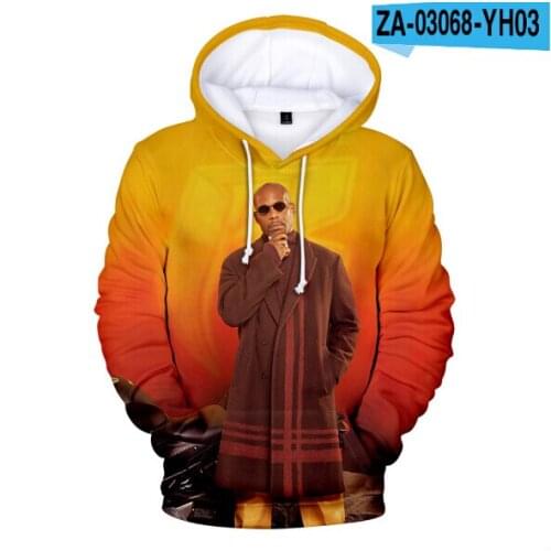 DMX 3D Hoodie Men/Ladies/KIDS Street Hip Hop Sweatshirt Apparel Fall Rapper DMX High Quality Fashion Comfortable Pullover