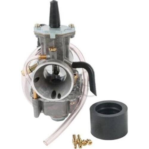 Motorcycle Carburetor 28mm Carb W/ Intake Needle Jet For Kawasaki KX80 KX85 KX100 KX125 New