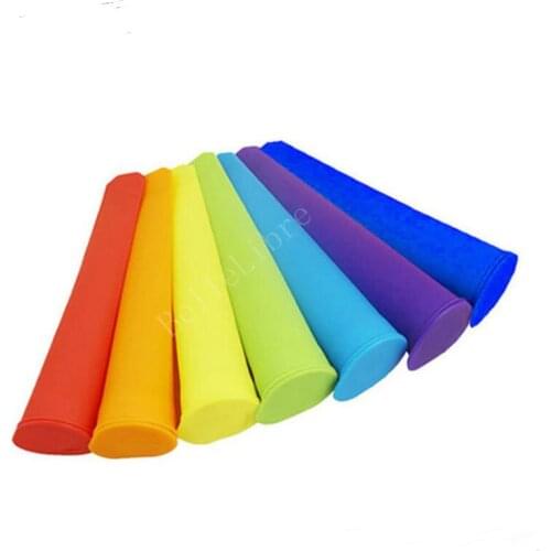 Colorful Silicone Push Up Ice Cream Jelly Lolly Pop Maker Popsicle Mould Mold Free Shipping LX4132