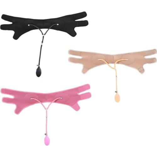 Inflatable Face-lift Belt V-Shaped Thin Face Slimming Double Chin Lifting Device F19B