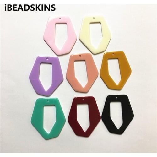 New arrival! 41x34mm100pcs/lot acrylic cone-shape charms for stud earrings/earrings accessories/Earring parts DIY