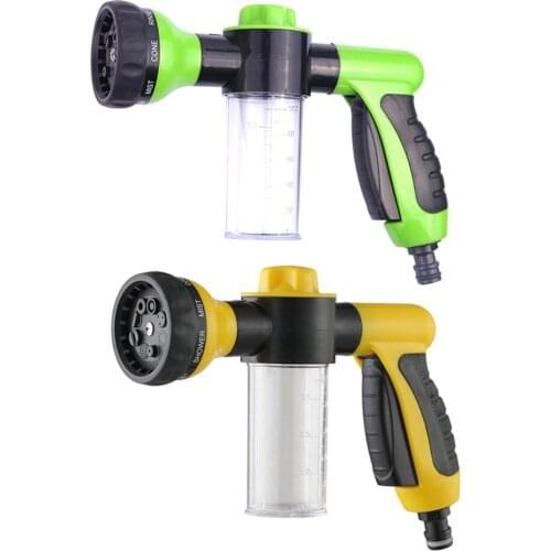 High Pressure Water Spray Gun Car Wash Foam Garden Plant Watering Irrigation Sprinkler Non-Slip Handle Household Detergent Tool
