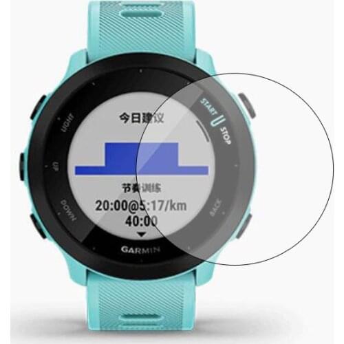 Smartwatch Tempered Glass Protective Film Guard For Garmin Forerunner 158/55 Fr158 Fr55 Sport Watch Full Screen Protector Cover