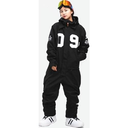 GSOU outdoor ski suit Men and women windproof thick warm breathable sports single and double board ski clothing white