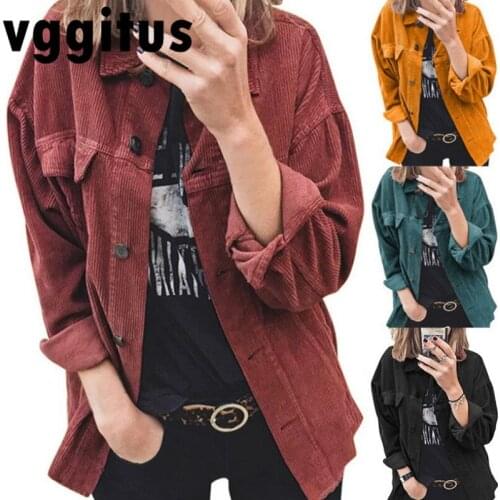Vggitus Women's Corduroy Shirts