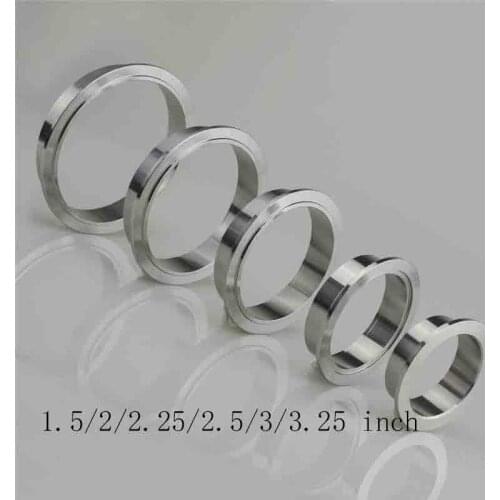 Top Quality 1.5/2/2.25/2.5/3/3.25 inch Auto Stainless Steel V band Male Famale Flange Exhaust Flange 76mm