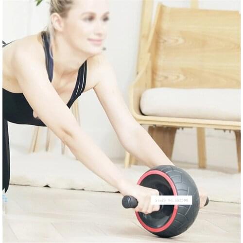 ZX-101 Ab Roller Coaster Ab Power Roller Wheel Rubber Abdominal Muscle Wheel Abdomen Trainer Indoor Muscle Exercise Equipment