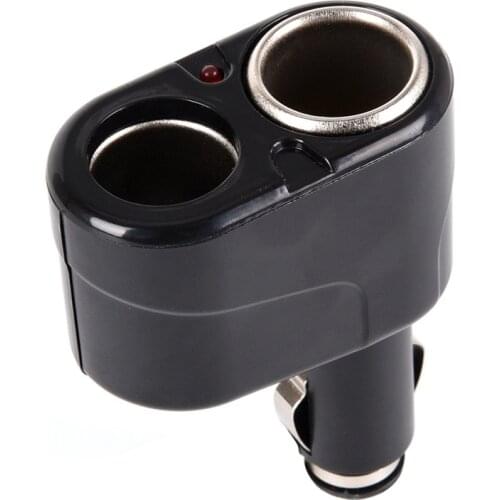 12V DC 2 Way Car Cigarette Lighter Charger Socket Splitter Lighter Socket Adapter