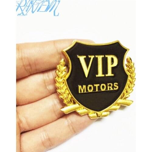 2pcs 3D Metal Car Styling VIP Emblem Stickers For Skoda Octavia A2 A5 A7 Fabia Rapid Superb Yeti Roomster