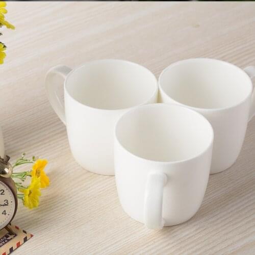 300ML, 5pcs/lot, plain white bone china coffee cup, ceramic cup morning mug, zakka milk mug, porcelain nespresso mug, tumbler