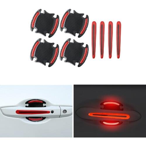 3D Car Reflective Sticker Car door handle door bowl Cover Accessories for Hyundai ix35 iX45 iX25 i20 i30 Sonata,Verna,Solaris