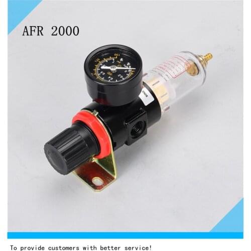 AFR2000 Pneumatic filter regulator Air Treatment Unit Pressure Switches Gau Free for 2pieces fittings