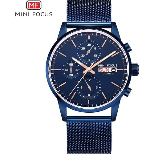 MINIFOCUS Relogio Masculino Men Watches Luxury Famous Top Brand Mens Fashion Casual Dress Watch Military Quartz Wristwatches