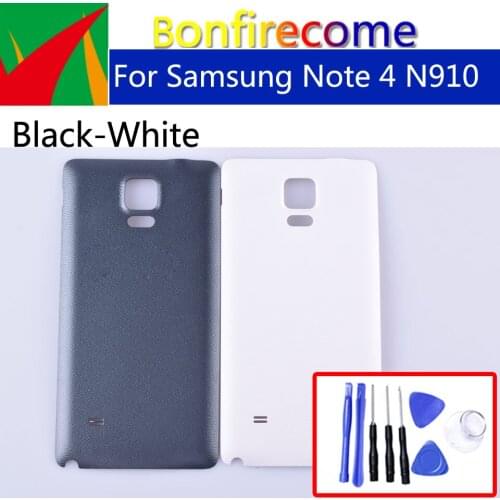 Note4 For Galaxy Note 4 N910 N910A N910F N910H N9108V N910T N910W8 Housing Battery Cover Back Cover Case Rear Door Chassis Shell