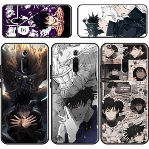 Fushiguro Megumi Jujutsu Kaisen For Xiaomi Mi 11 Lite Case For Xiaomi Mi 11 Ultra 9 10 Lite 10T Pro POCO F3 M3 X3 Pro Case