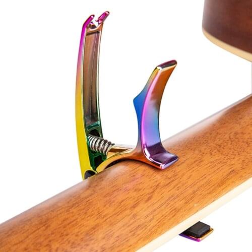 Aluminum Alloy Guitar Tuner Clamp Professional Key Trigger Capo for Acoustic Electric Musical Instruments Accessories