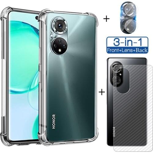 For capa,TPU Case + Back Film for P40 Lite E Huawei P30 Lite Clear Silicone Phone Case P 30 Pro Huawei P 40 Lite E Cover P40Lite
