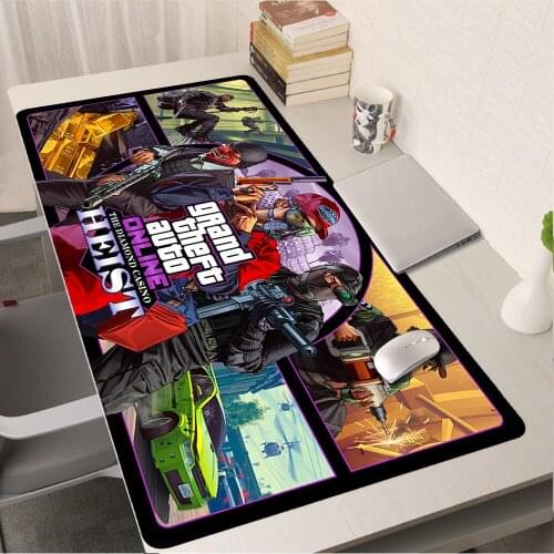 Keyboard Gaming Pad Mouse Grand Theft Auto V Keyboards Small Mousepepad Pc Gamer Desk Cheap Mat Computer Table Deskpad Xs Xxs