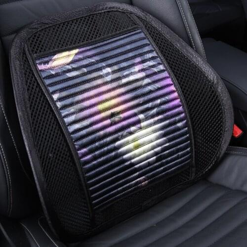 KKYSYELVA 1PCS Car Seat Back Support Lumbar supports for office home Waist Support Interior Accessoreis