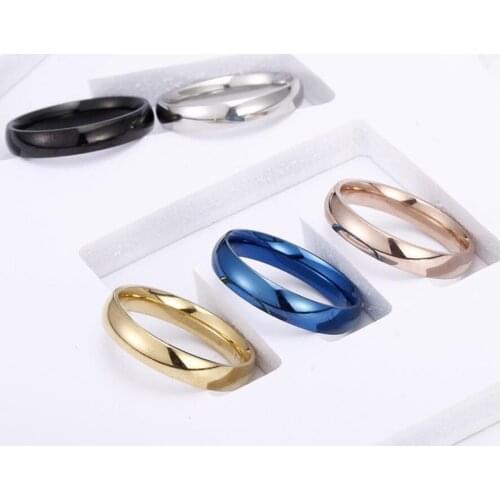 Stainless Steel Smoothy Face Couples' finger rings US5/6/7/8/9/10/11/12/13 one piece pick up your need y1533