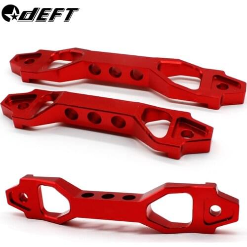 DEFT Car Battery Tie Down Brace Aluminum Alloy Battery Fasten Bracket Holder Modification Accessories for Honda Civic 2002-2005
