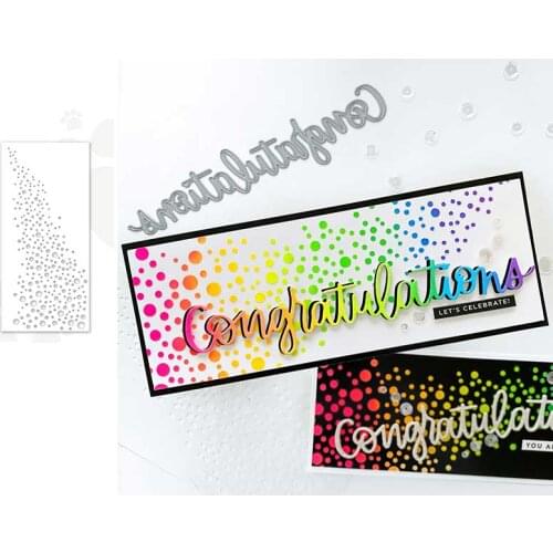 Hot Sale Round Bubble Stencil Scrapbook Diary Decoration Stencil Embossing Template DIY Greeting Card Handmade 2021 New