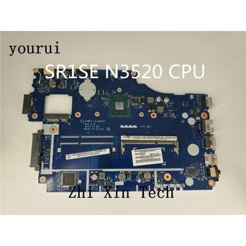 Yourui Z5WE3 LA-A621P NBC3911001 PC Mainboard For Acer Aspire E1-510 E1-510P Laptop Motherboard N3520 CPU 100% fully test