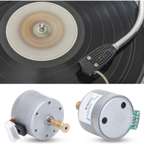 Metal Gramophone Phonograph Replacement Motor Vinyl Record Players Instruments Parts 6-12V