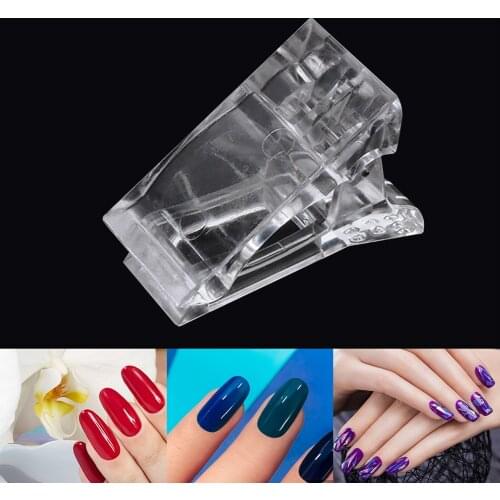 Nails Art Fake Extension Tips Set Nail Tips Clips Lightweight Practical Firm Mold Extension Clip Art Tools