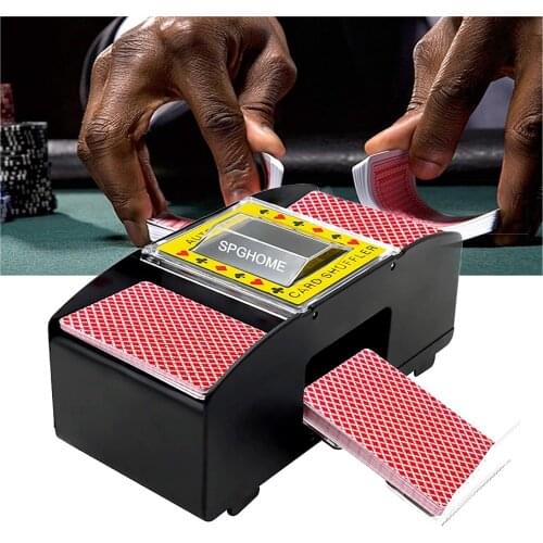 Board Game Poker Playing Cards Electric Automatic Poker Shuffler Casino Robot Card Shuffler Shuffling Machine Poker Playing Tool