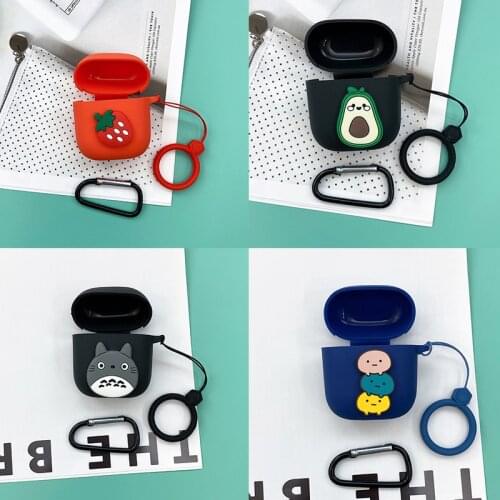 Cartoon Cute Silicone Earphone Case For Realme Buds Air Bluetooth Headset Protection Case Waterproof for Realme Buds Air Neo Bag