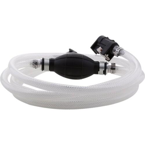 Universal 5/16" Fuel Gas Line Hose Outboard Primer Bulb for Boat White