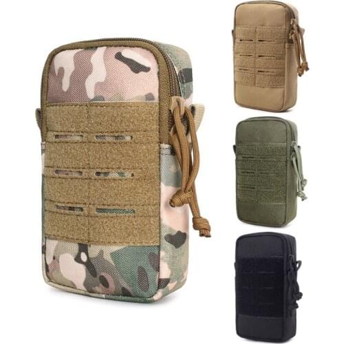 Military Tactical Pouch Molle Hunting Backpack Bags Arm Bag Waist Pack Outdoor Sports EDC Tool Bag Mobile Phone Case Pocket Bag1