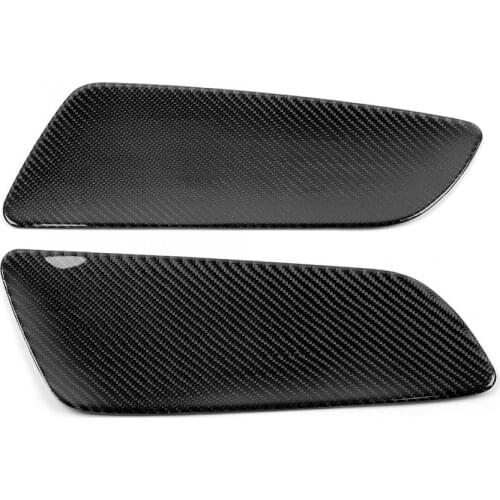 Carbon Fiber Rear Car Door Panel Interior Decoration Fit for Ford Mustang 2015 2016 2017 2018 2019 Left Drive Auto Accessories
