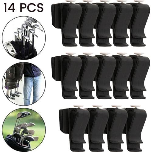 14Pcs Golf Club Clip Putter Clips Holder Set Fixed Golf Clubs Ball Training Aids Outdoor Sports Game Accessories Swing Trainer