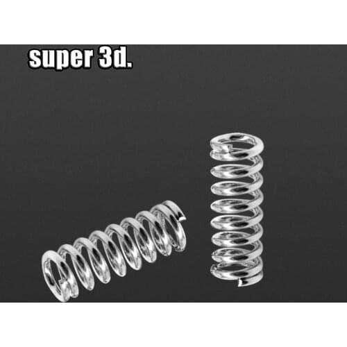 10pcs 3D printer accessory extruder Feeder strong spring for DIY Ultimaker mk8 i3 reprap nickel plating spring 1.2mm 20mm